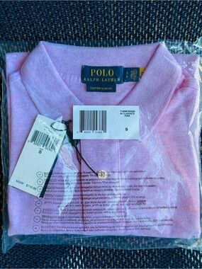 Polo Ralph Lauren Pink Custom Slim Fit Polo Shirt